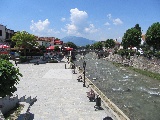 Il centro della città di Prizren