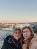 Selfie al tramonto con Danubio in sottofondo