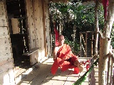 E' comparso un monaco buddista sulla nostra terrazza