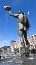 Statua di Poseidone è il simbolo di Goteborg