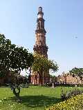 Minareto della moschea di Qutb a New Delhi