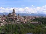 Cattedrale di Segovia vista dal castello