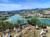 Lago di Mercatale visto da Sassocorvaro