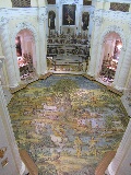 Stupendo pavimento in ceramica nella chiesa di Anacapri