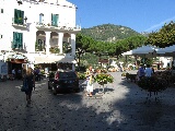 La piazza principale di Ravello
