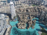 Vista dal 124-esimo piano di Burj Khalifa
