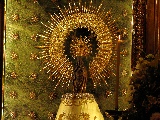 Statuina della Madonna del Pilar nella Santa Cappella
