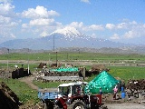 Un villaggio kurdo ai piedi del Monte Ararat