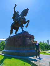 Monumento ad Amir Temur, da noi meglio conosciuto come Timur Lenk, in Tashkent